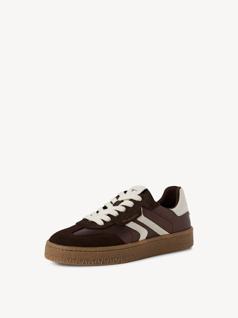 cuir sneaker - brun 1-23723-44-323 acheter des baskets tamaris en ligne