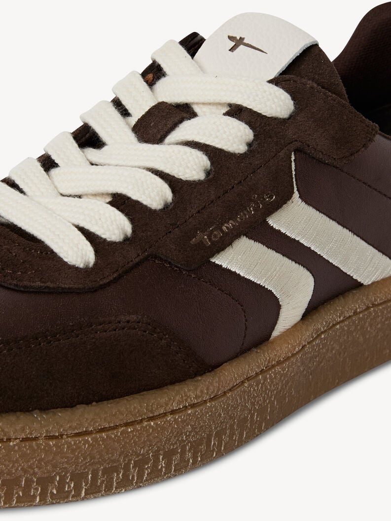 cuir sneaker - brun 1-23723-44-323 acheter des baskets tamaris en ligne