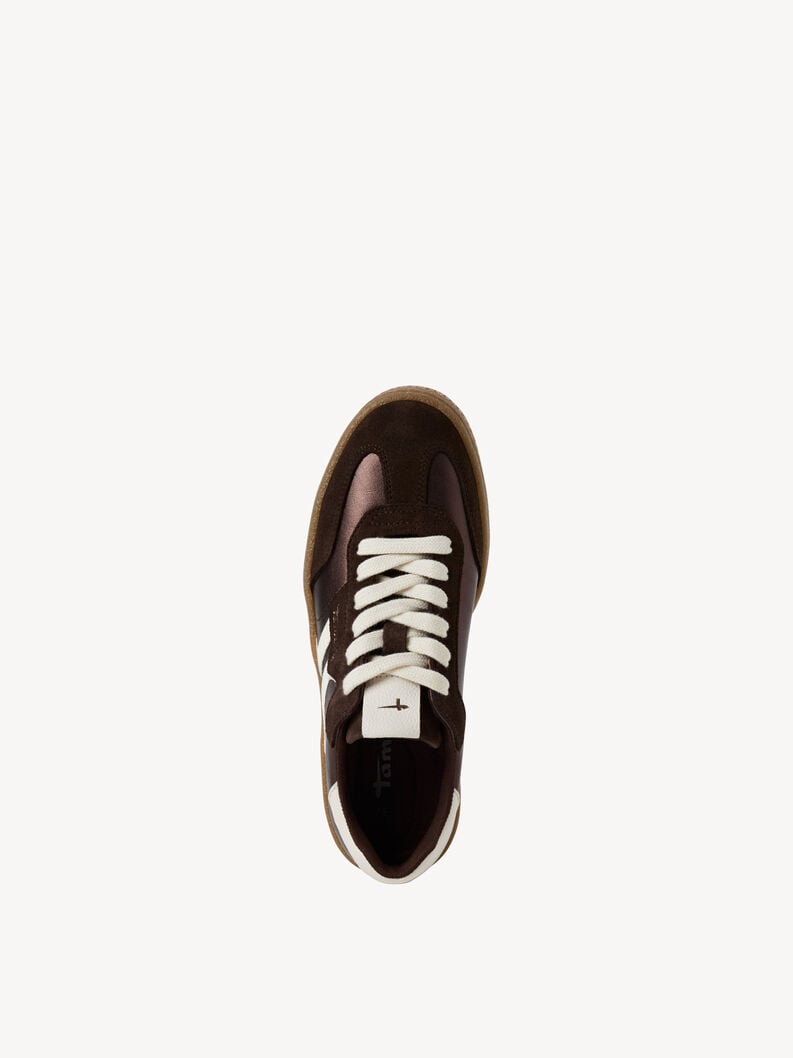 cuir sneaker - brun 1-23723-44-323 acheter des baskets tamaris en ligne