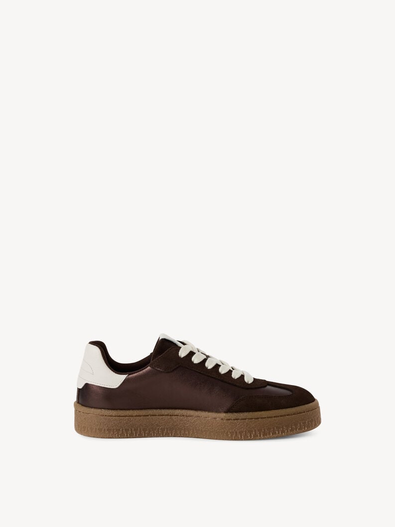 cuir sneaker - brun 1-23723-44-323 acheter des baskets tamaris en ligne
