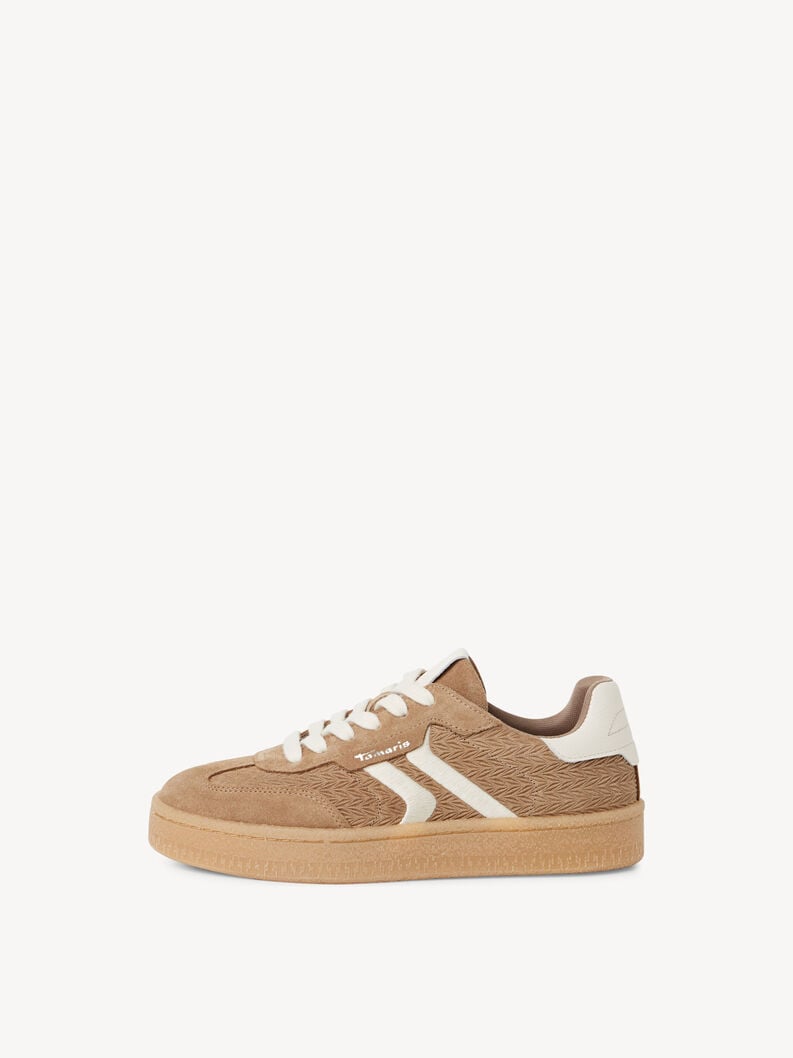 cuir sneaker beige 1-23723-44-341 acheter des baskets tamaris en ligne