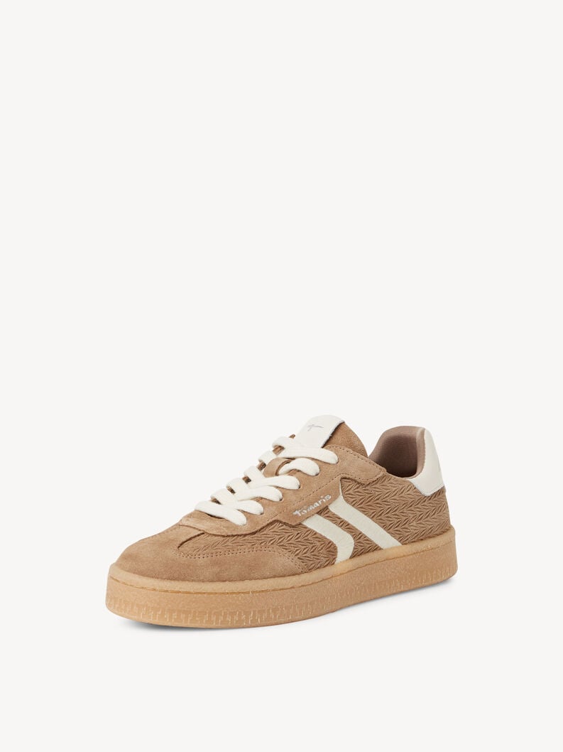 cuir sneaker beige 1-23723-44-341 acheter des baskets tamaris en ligne