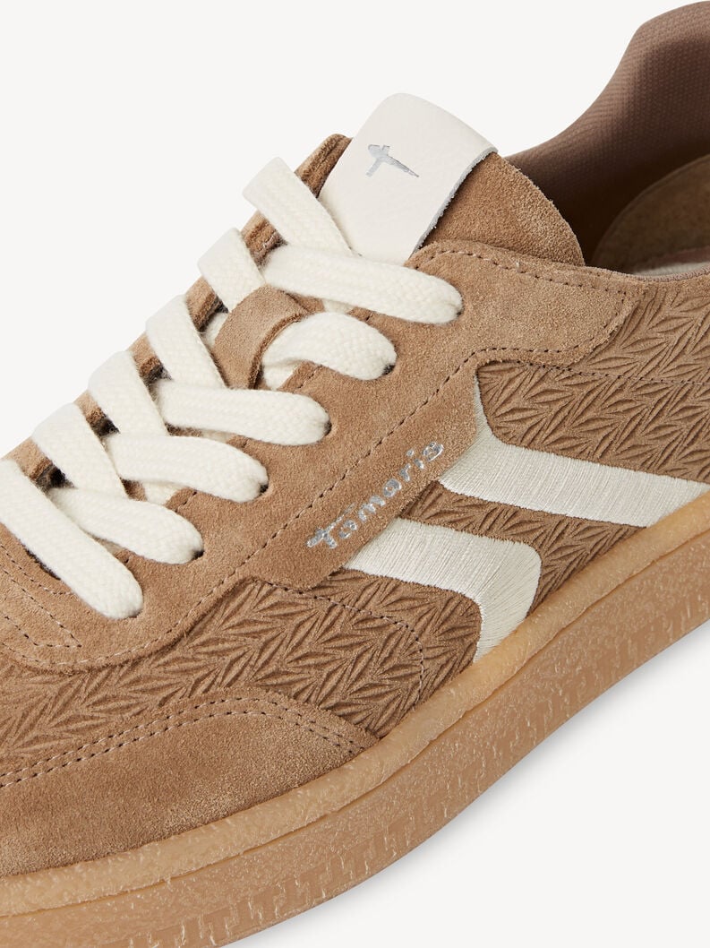 cuir sneaker beige 1-23723-44-341 acheter des baskets tamaris en ligne