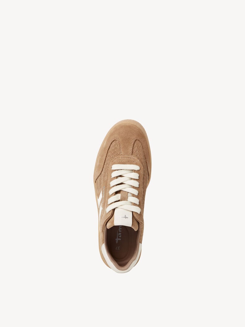 cuir sneaker beige 1-23723-44-341 acheter des baskets tamaris en ligne