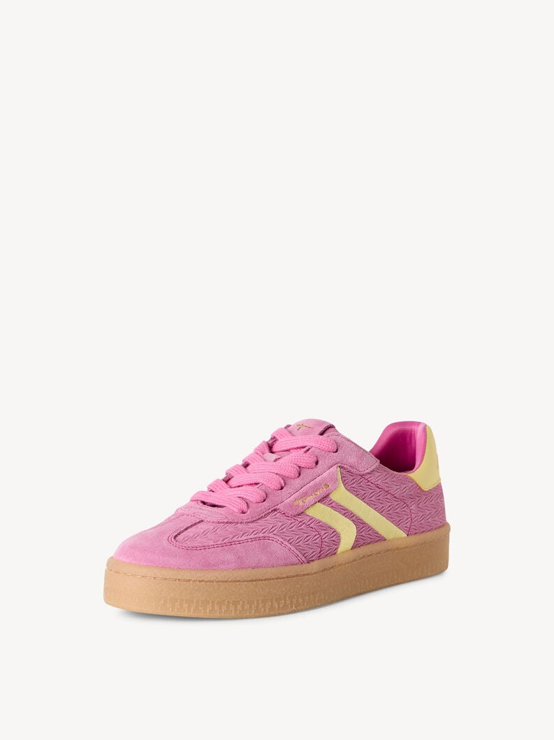 cuir baskets - rose 1-23723-44-514 acheter des baskets tamaris en ligne