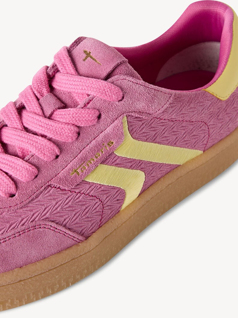 cuir baskets - rose 1-23723-44-514 acheter des baskets tamaris en ligne