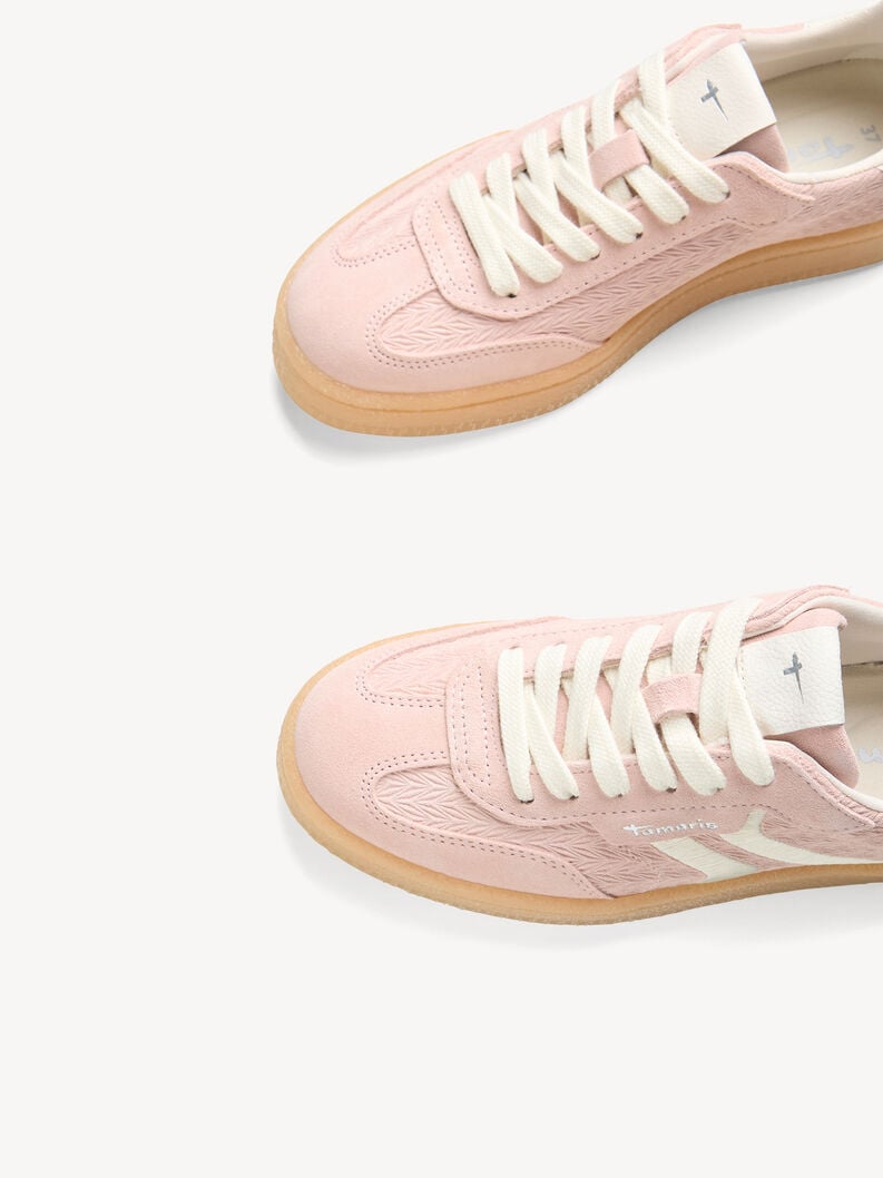 cuir baskets - rose 1-23723-44-532 acheter des baskets tamaris en ligne