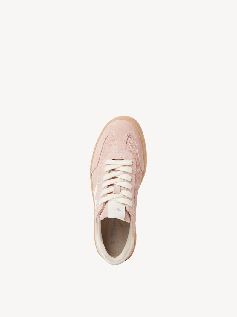cuir baskets - rose 1-23723-44-532 acheter des baskets tamaris en ligne