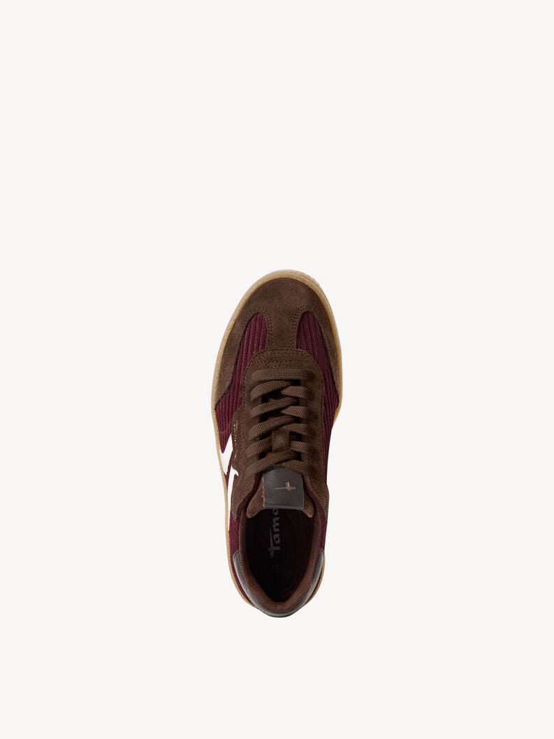 cuir sneaker - rouge 1-23723-44-534 acheter des baskets tamaris en ligne