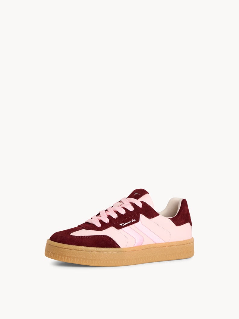 cuir baskets - rose 1-23723-44-596 acheter des baskets tamaris en ligne