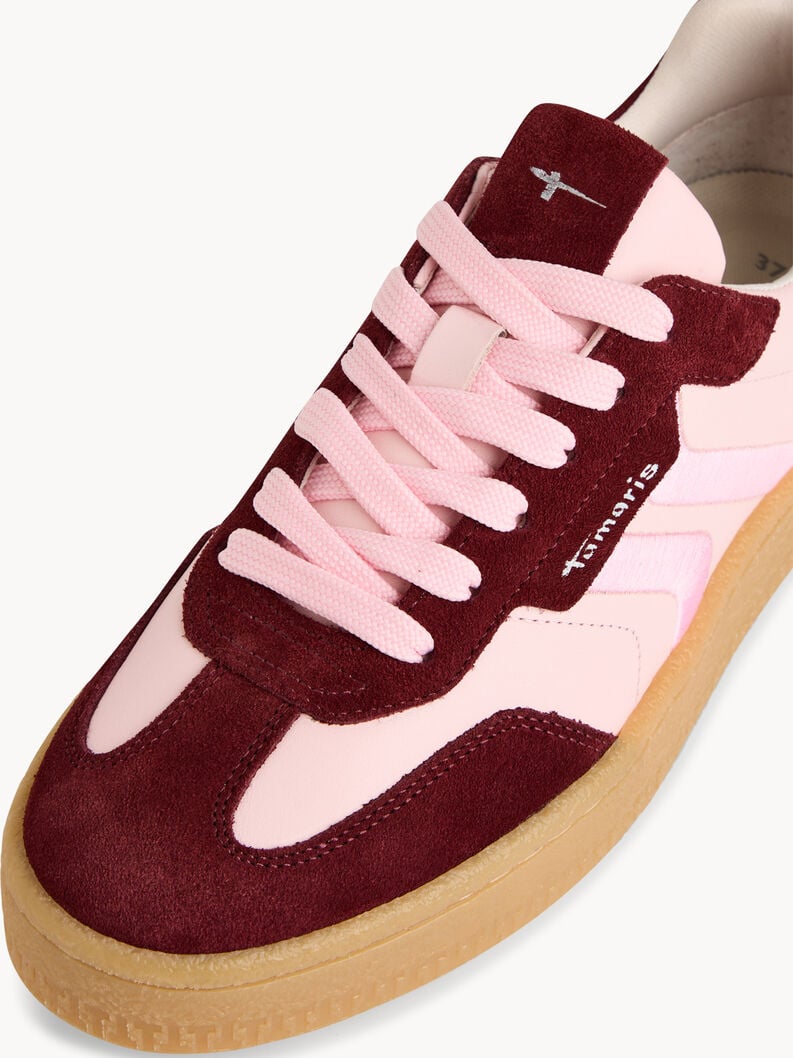 cuir baskets - rose 1-23723-44-596 acheter des baskets tamaris en ligne