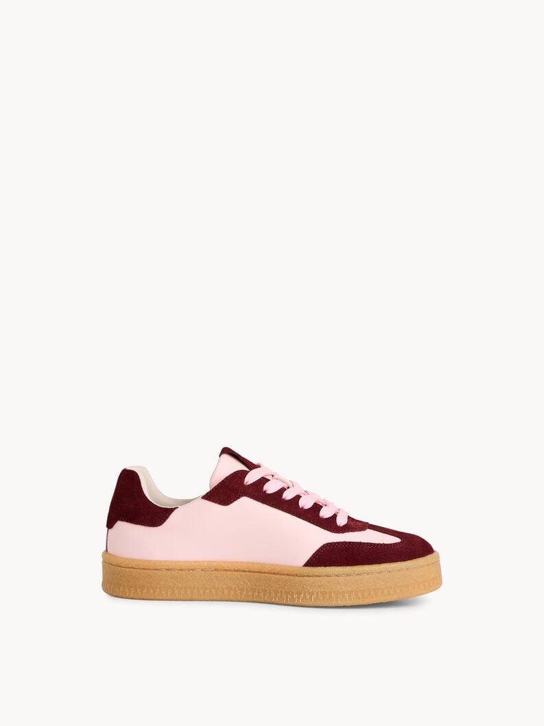 cuir baskets - rose 1-23723-44-596 acheter des baskets tamaris en ligne