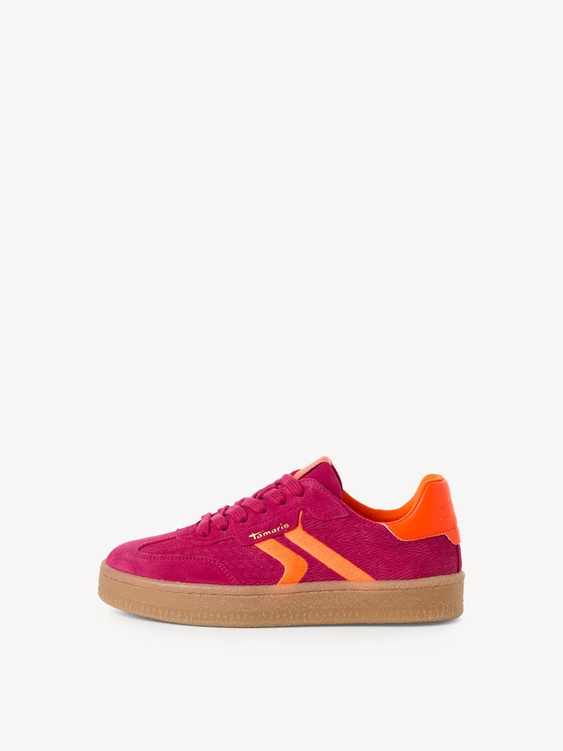 cuir baskets - rose 1-23723-44-5b3 acheter des baskets tamaris en ligne