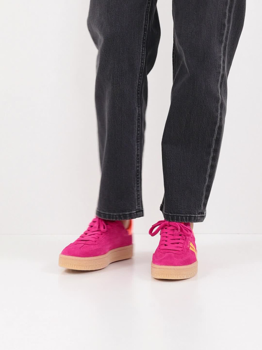 cuir baskets - rose 1-23723-44-5b3 acheter des baskets tamaris en ligne