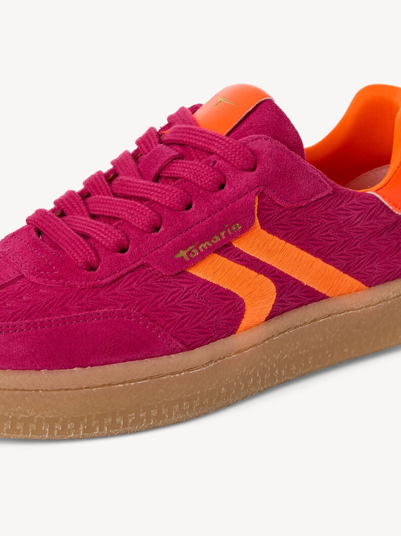 cuir baskets - rose 1-23723-44-5b3 acheter des baskets tamaris en ligne
