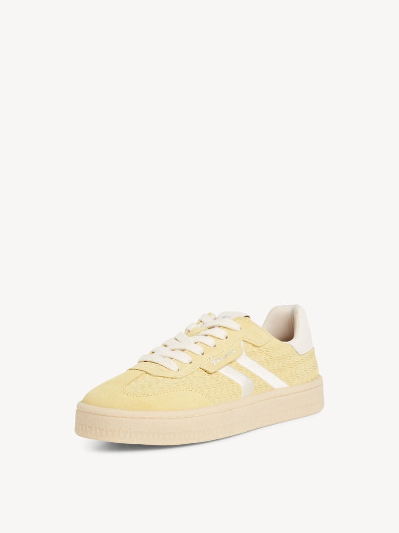 cuir baskets - jaune 1-23723-44-651 acheter des baskets tamaris en ligne