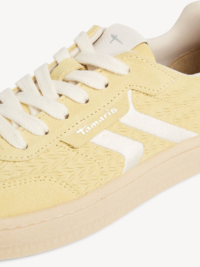 cuir baskets - jaune 1-23723-44-651 acheter des baskets tamaris en ligne