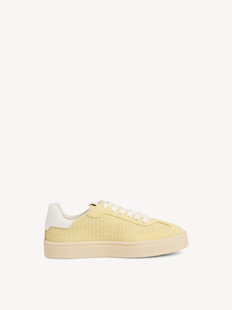 cuir baskets - jaune 1-23723-44-651 acheter des baskets tamaris en ligne