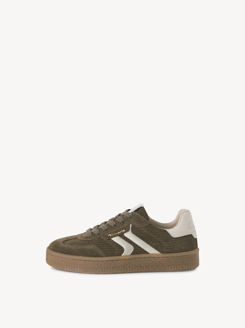 cuir sneaker - vert 1-23723-44-722 acheter des baskets tamaris en ligne