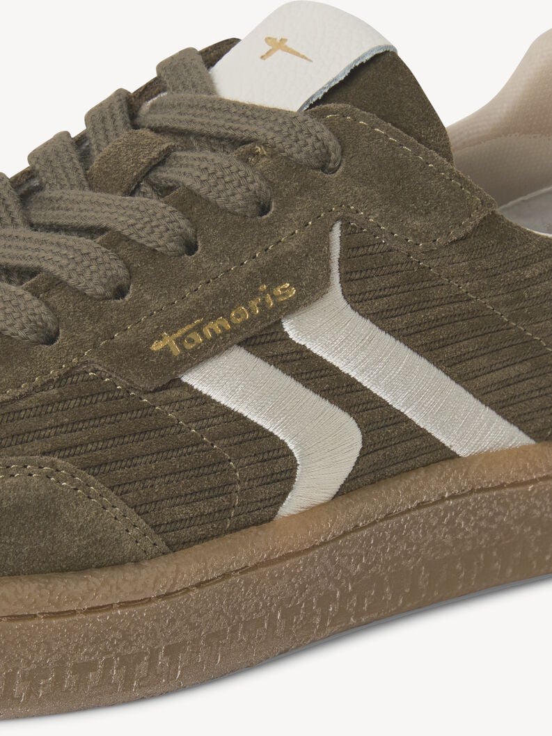 cuir sneaker - vert 1-23723-44-722 acheter des baskets tamaris en ligne