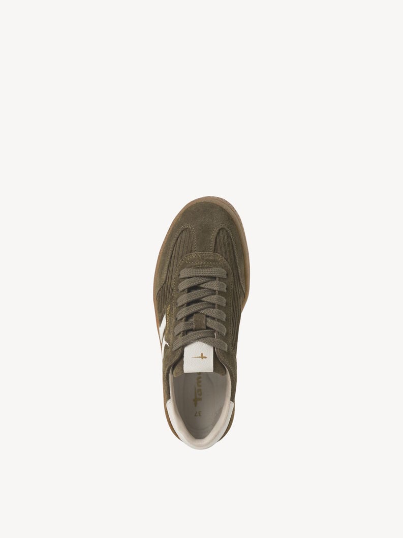 cuir sneaker - vert 1-23723-44-722 acheter des baskets tamaris en ligne