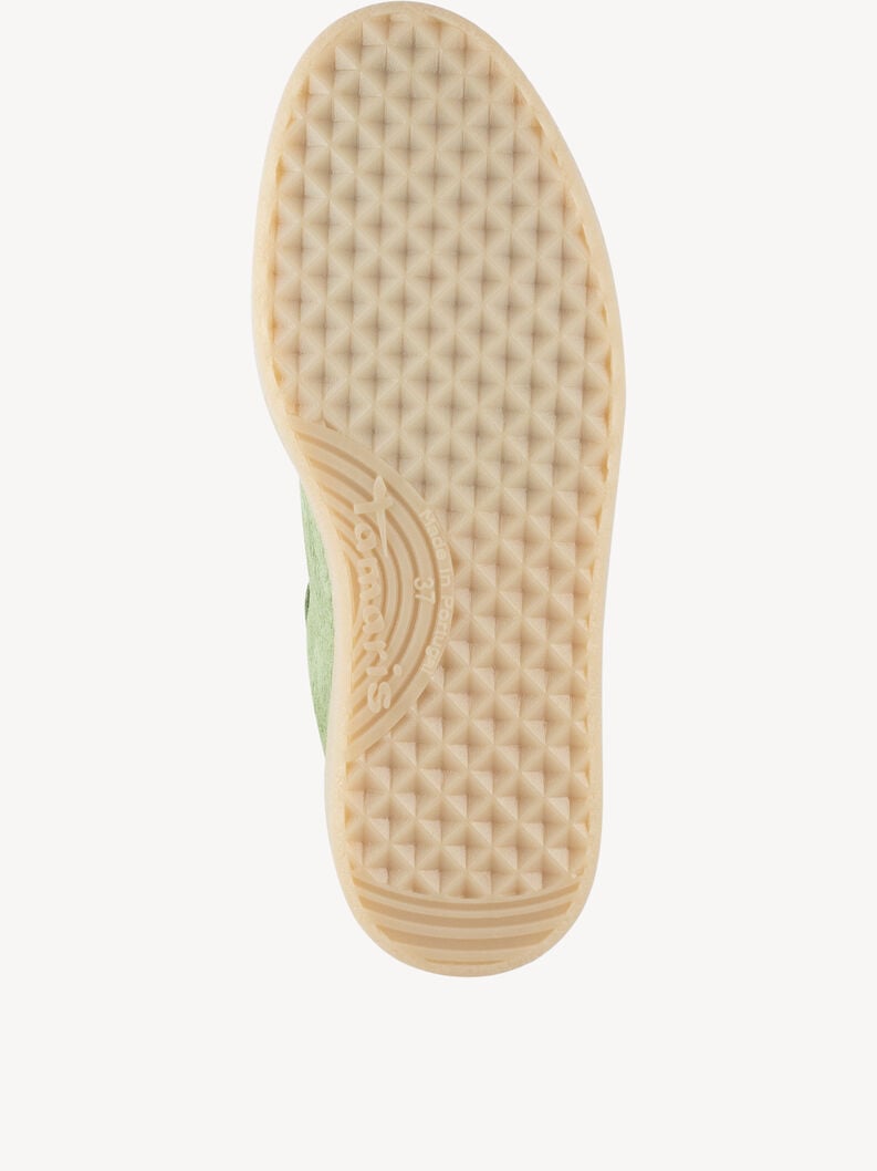 cuir sneaker - vert 1-23723-44-791 acheter des baskets tamaris en ligne