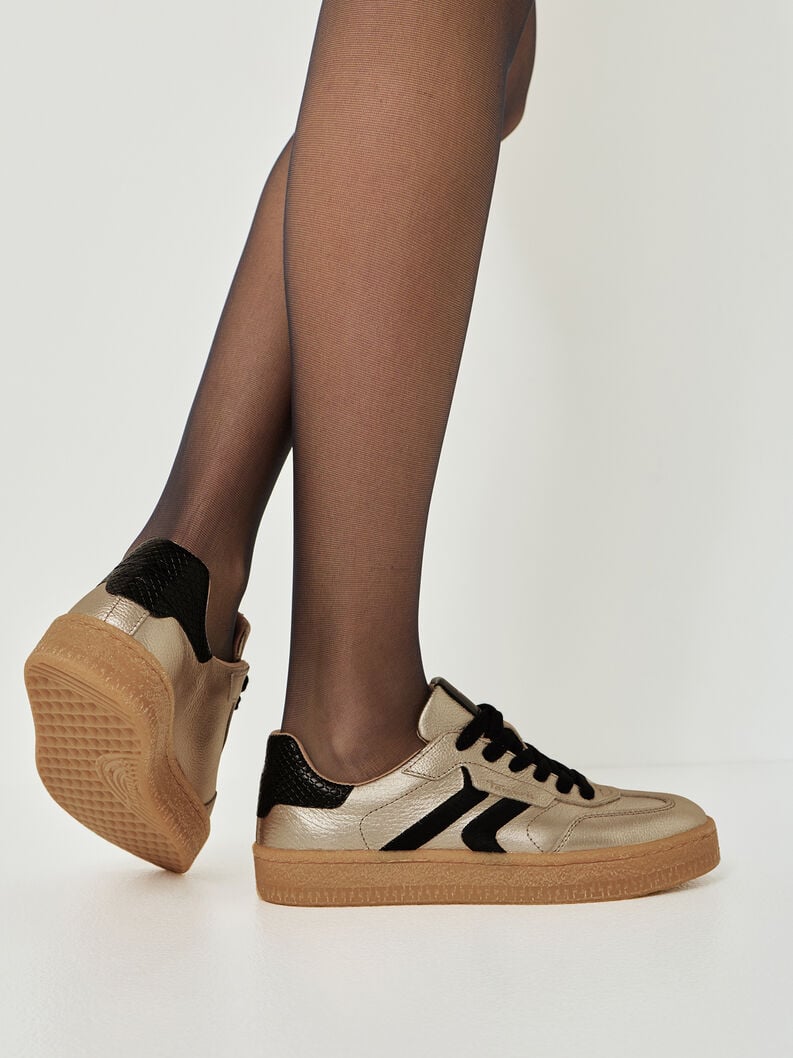 cuir sneaker - or 1-23723-44-942 acheter des baskets tamaris en ligne
