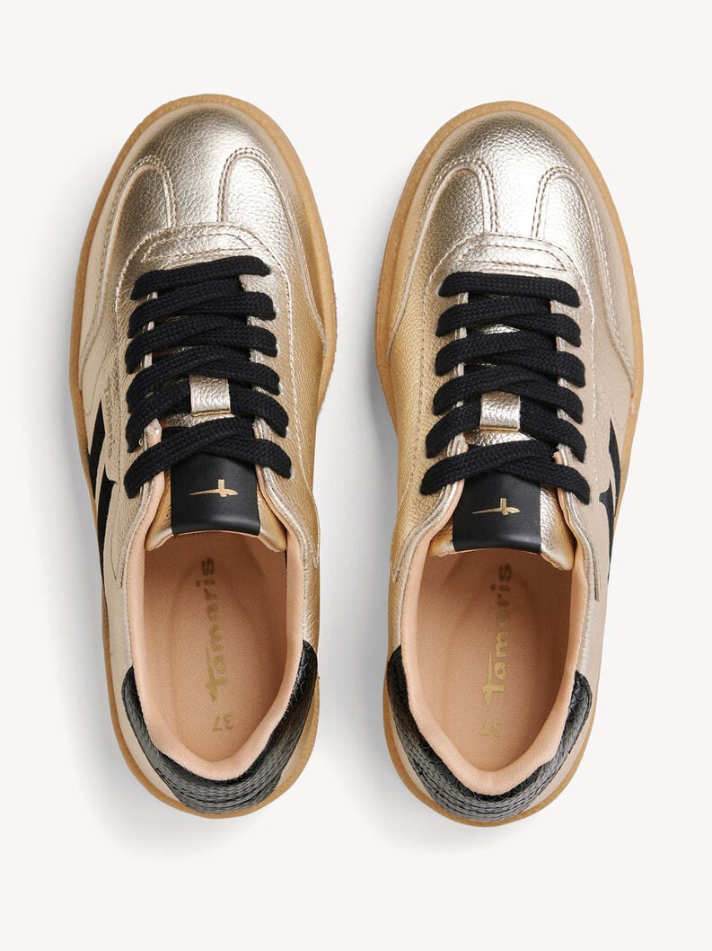 cuir sneaker - or 1-23723-44-942 acheter des baskets tamaris en ligne