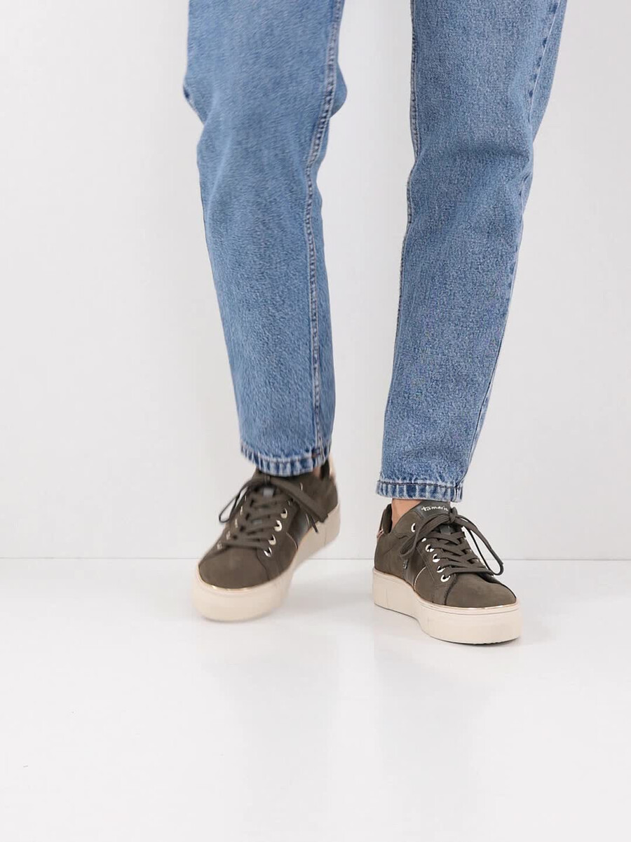 sneaker - vert 1-23724-42-727 acheter des baskets tamaris en ligne