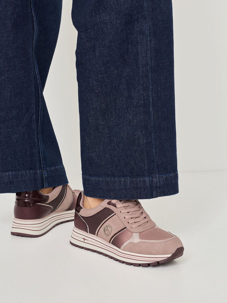 baskets - rose 1-23727-42-564 acheter des baskets tamaris en ligne