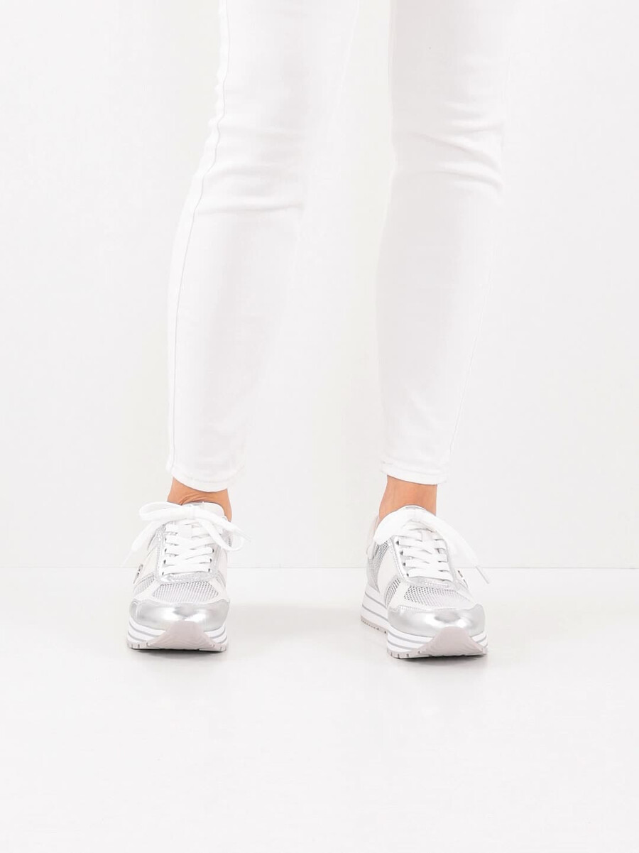 sneaker - argent 1-23727-42-948 acheter des baskets tamaris en ligne