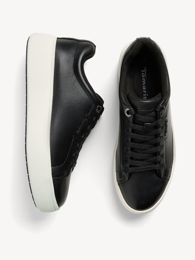 cuir sneaker - noir 1-23736-42-003 acheter des baskets tamaris en ligne