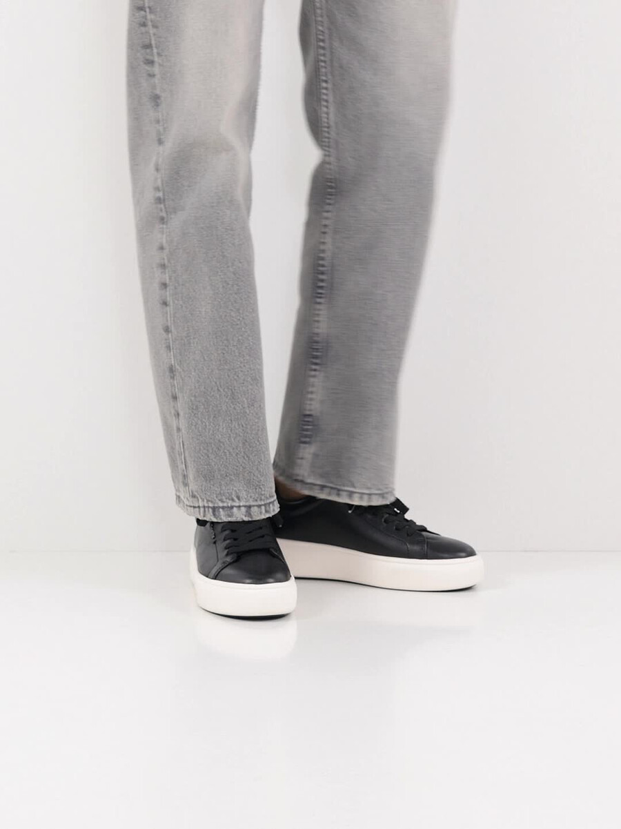 cuir sneaker - noir 1-23736-42-003 acheter des baskets tamaris en ligne