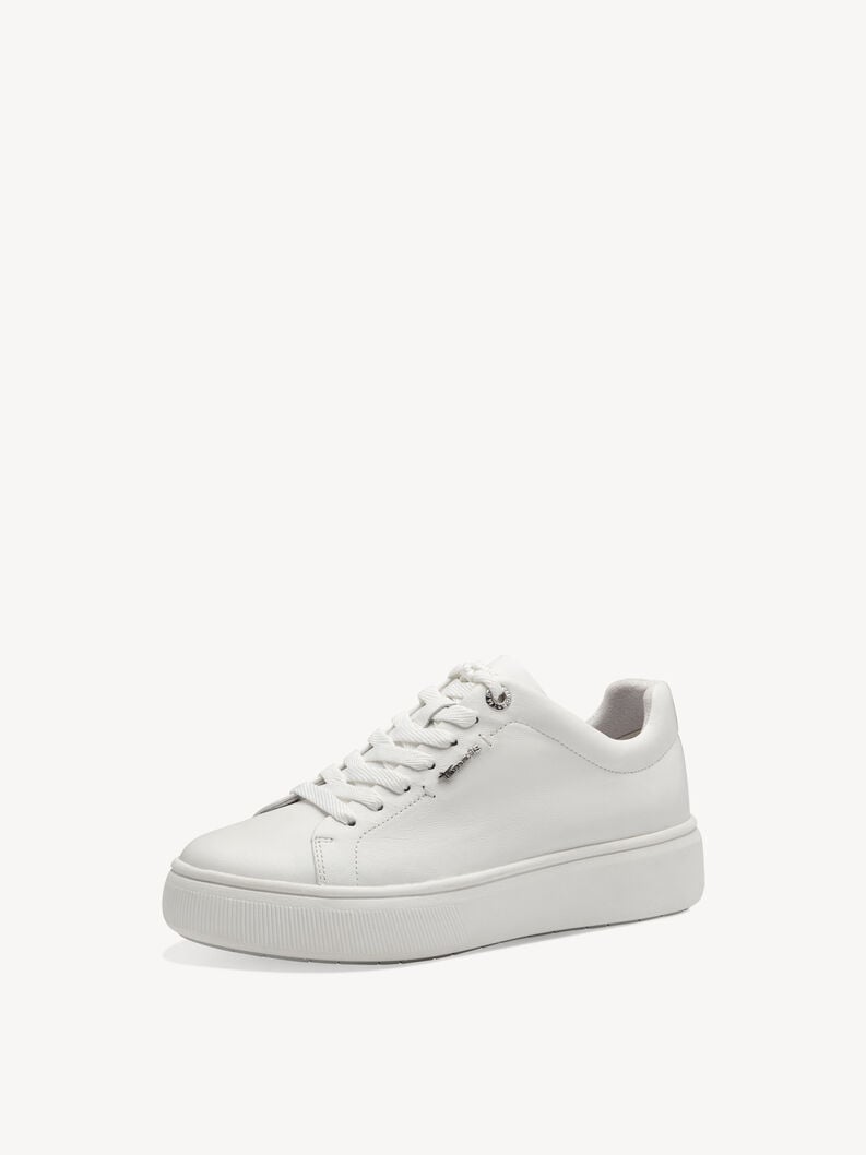 cuir sneaker - blanc 1-23736-42-117 acheter des baskets tamaris en ligne