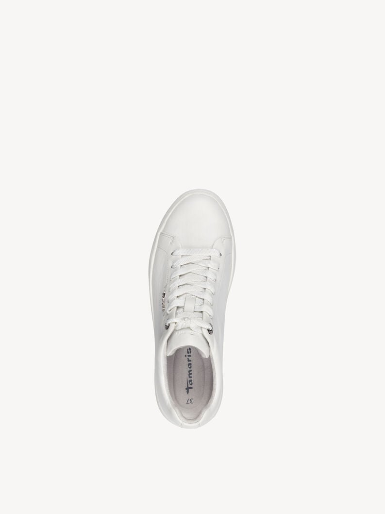cuir sneaker - blanc 1-23736-42-117 acheter des baskets tamaris en ligne