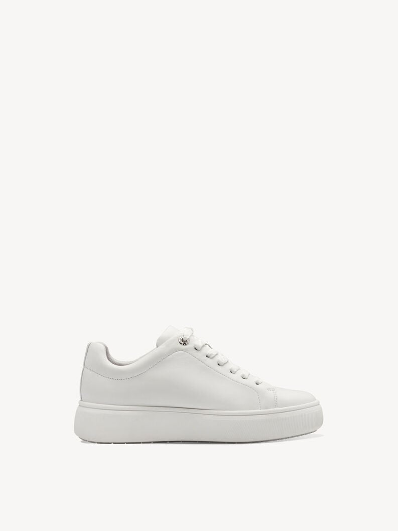 cuir sneaker - blanc 1-23736-42-117 acheter des baskets tamaris en ligne