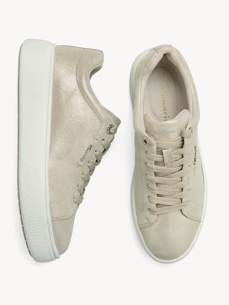 cuir sneaker beige 1-23736-42-179 acheter des baskets tamaris en ligne