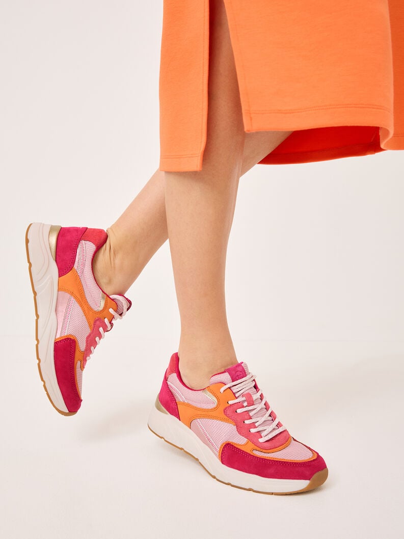 baskets - rose 1-23745-43-595 acheter des baskets tamaris en ligne