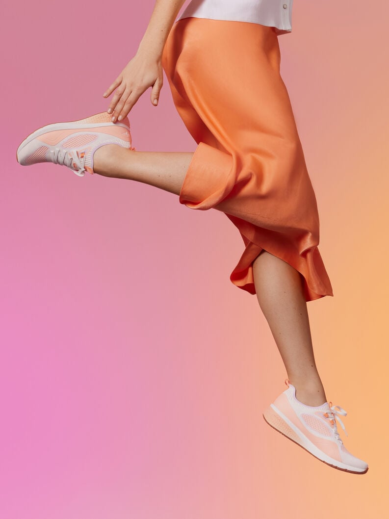 baskets - orange 1-23770-44-685 acheter des baskets tamaris en ligne
