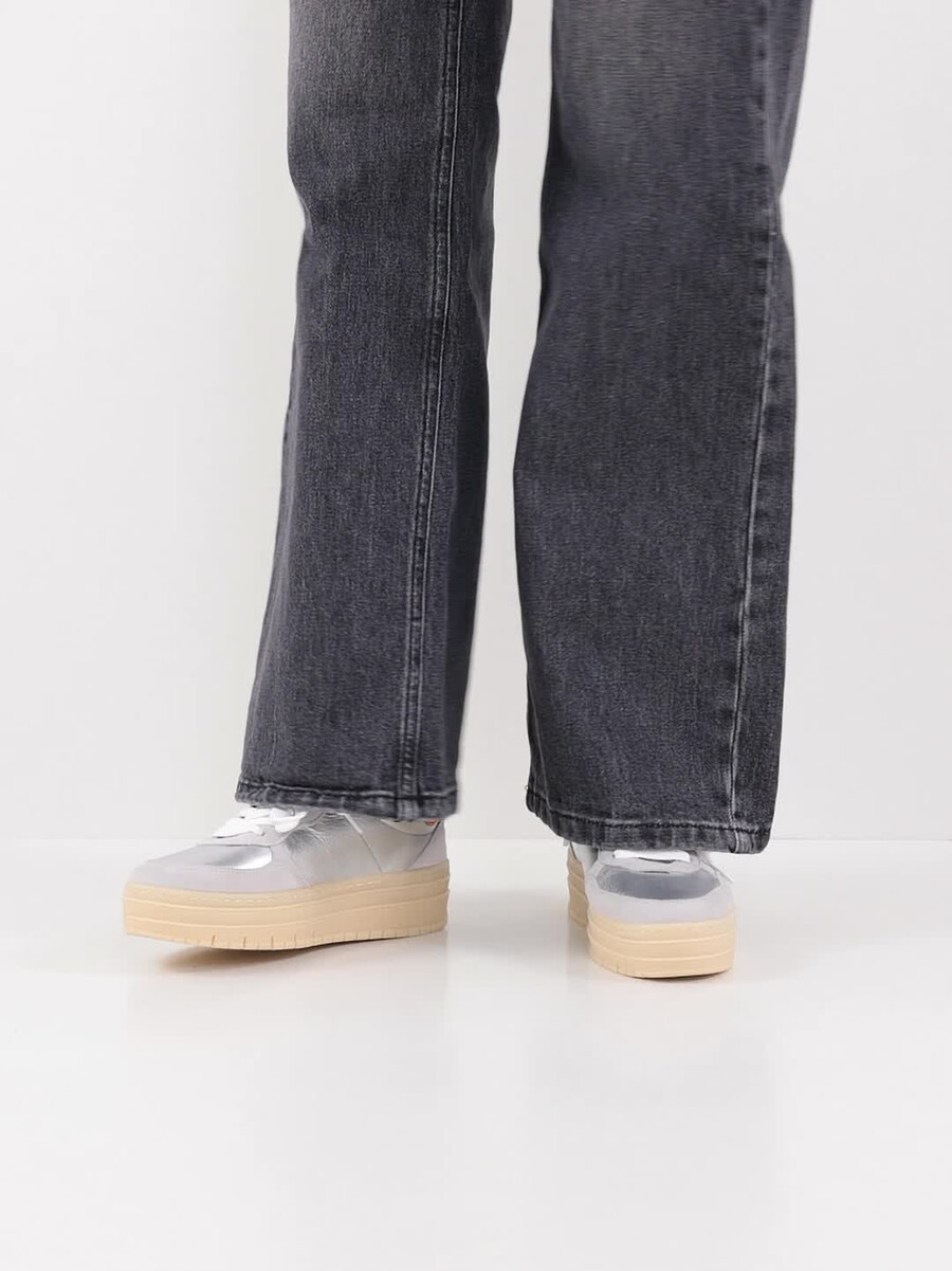 sneaker - argent 1-23773-43-9a8 acheter des baskets tamaris en ligne