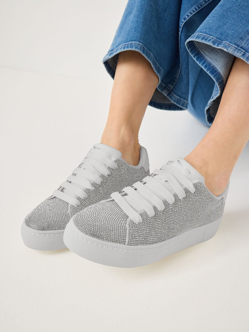 sneaker - argent 1-23780-44-919 acheter des baskets tamaris en ligne