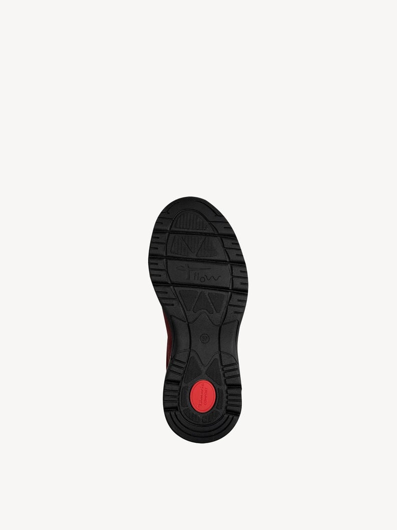 sneaker - rouge 8-83704-45-549 acheter tamaris large sneakers en ligne