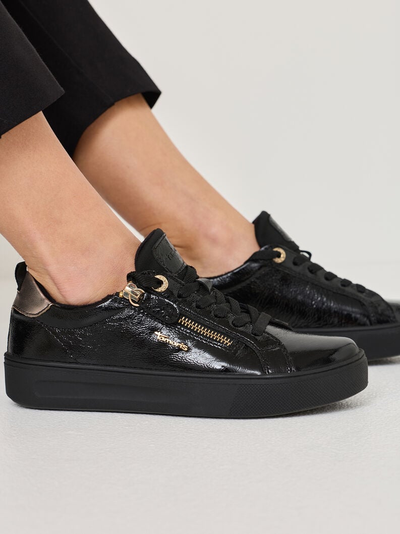 sneaker - noir 8-83707-42-018 acheter tamaris large sneakers en ligne