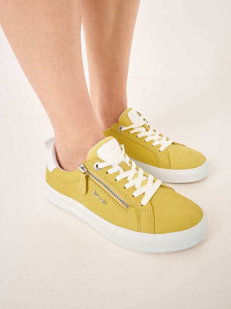 baskets - jaune 8-83707-42-604 acheter tamaris large sneakers en ligne