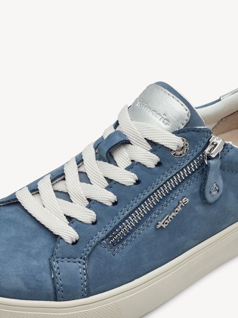 sneaker - bleu 8-83707-42-811 acheter tamaris large sneakers en ligne