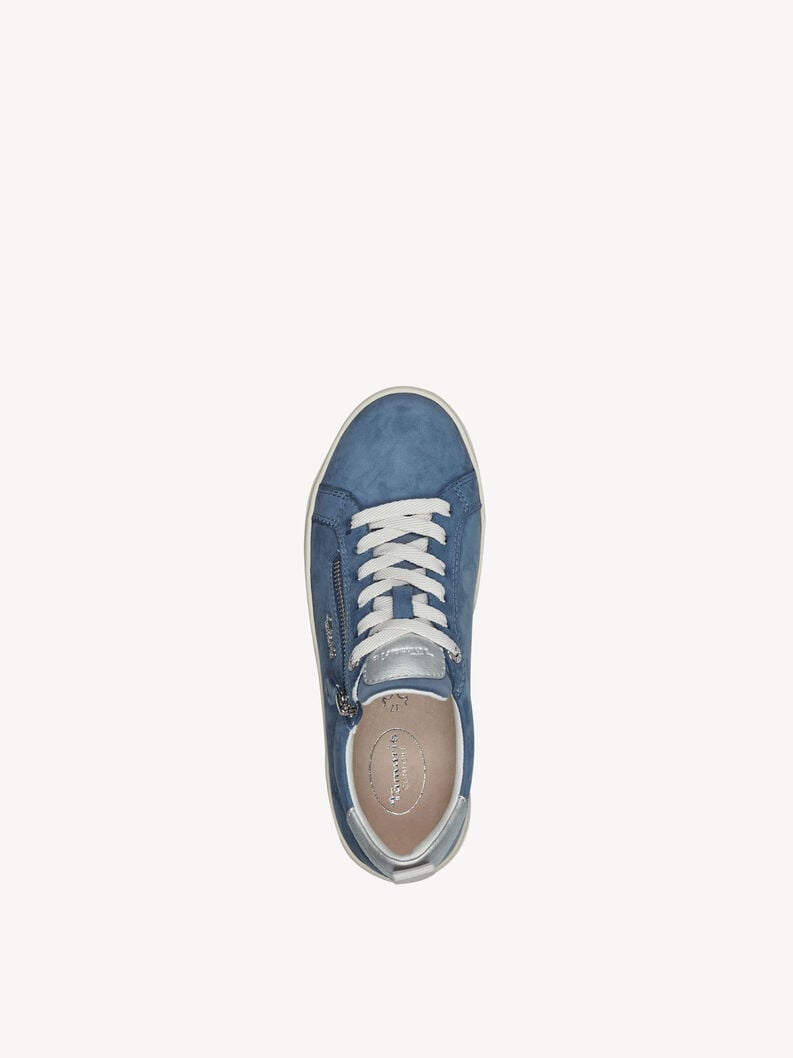 sneaker - bleu 8-83707-42-811 acheter tamaris large sneakers en ligne
