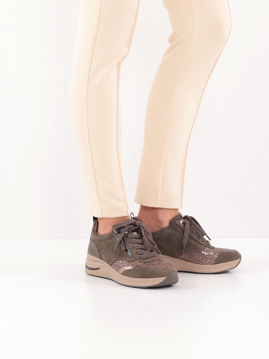 sneaker - brun 8-83714-43-341 acheter tamaris large sneakers en ligne