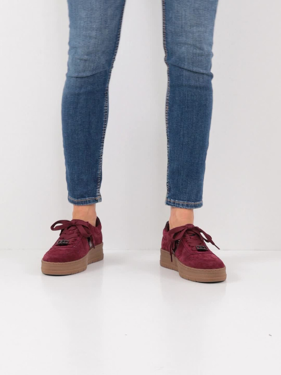 sneaker - rouge 8-83717-45-540 acheter tamaris large sneakers en ligne