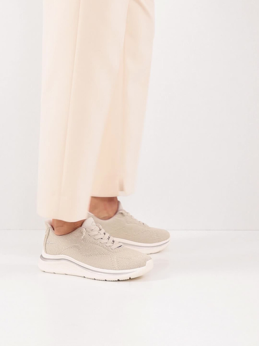 sneaker beige 8-83725-45-400 acheter tamaris large sneakers en ligne
