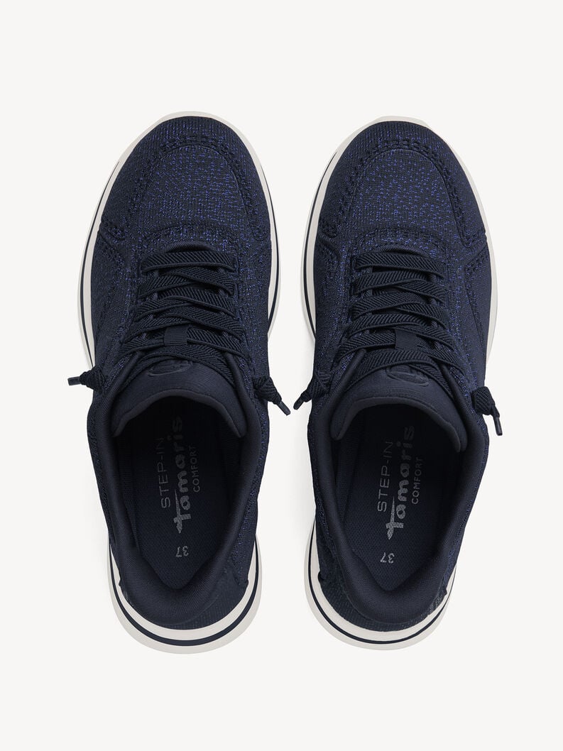 sneaker - bleu 8-83725-45-805 acheter tamaris large sneakers en ligne
